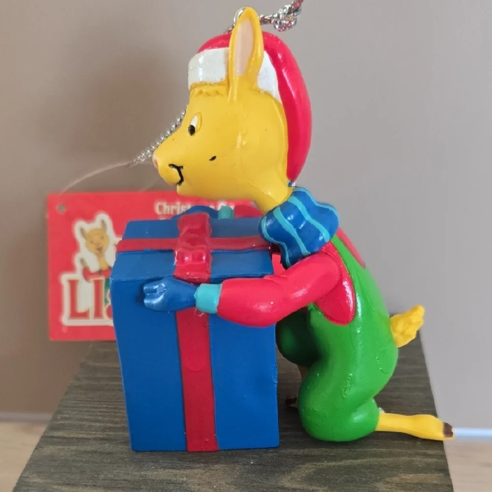 NWT Llama Llama Christmas Ornament with Blue Gift Box - Picture 3 of 5